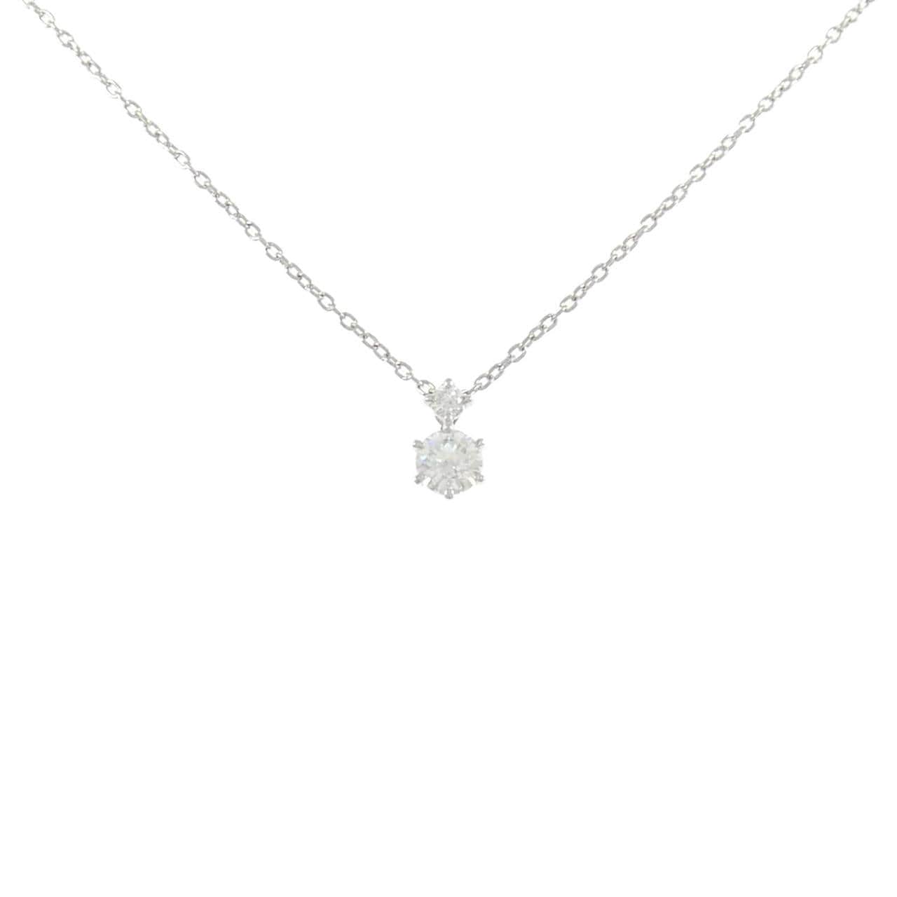 ロイヤル アッシャー ダイヤモンド ネックレス 0.24CT