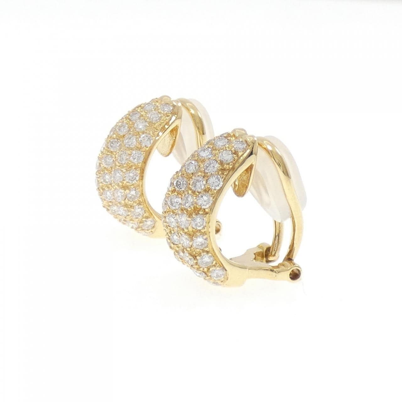 K18YG ダイヤモンド イヤリング 1.55CT