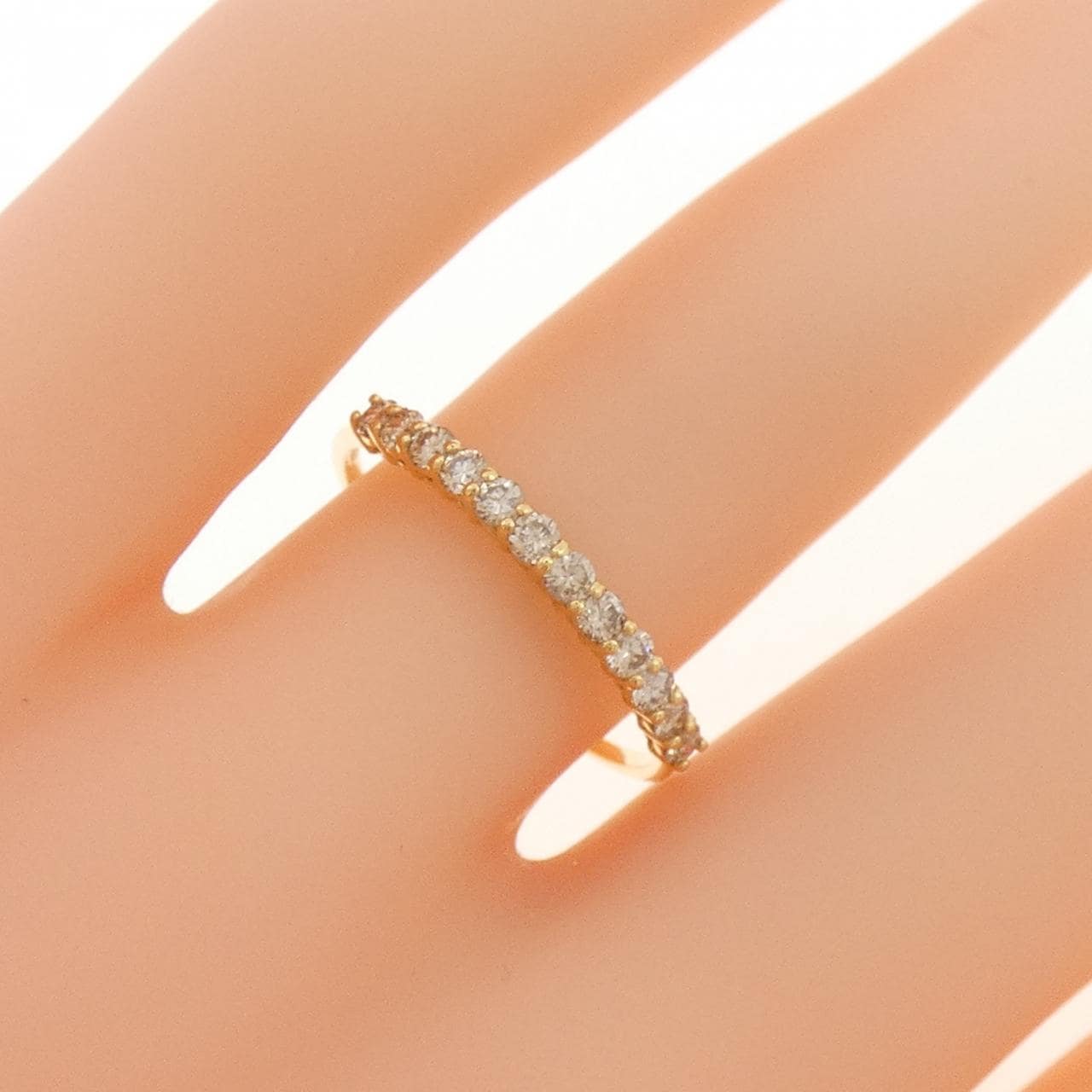 【新品】K18YG ダイヤモンド リング 0.30CT