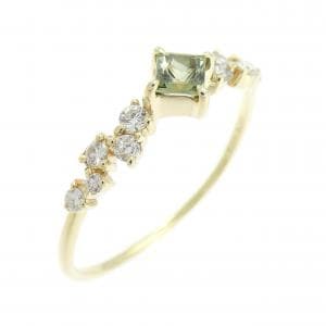 K10YG サファイヤ リング 0.17CT