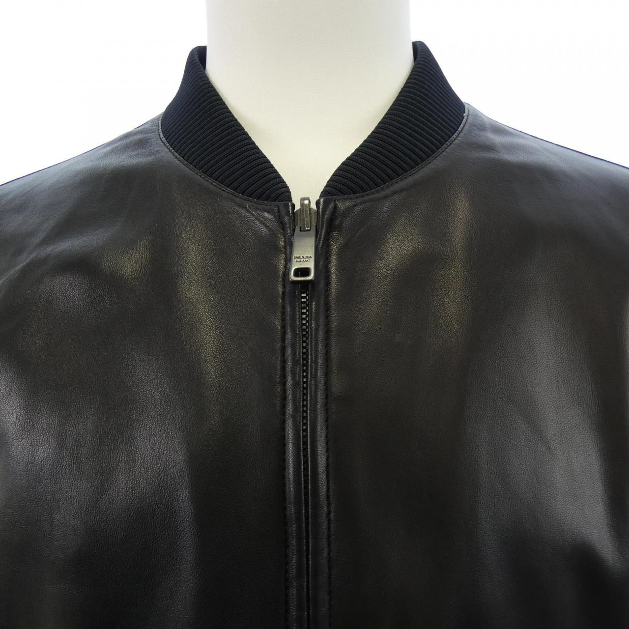 プラダ PRADA UPW141 038 レザージャケット