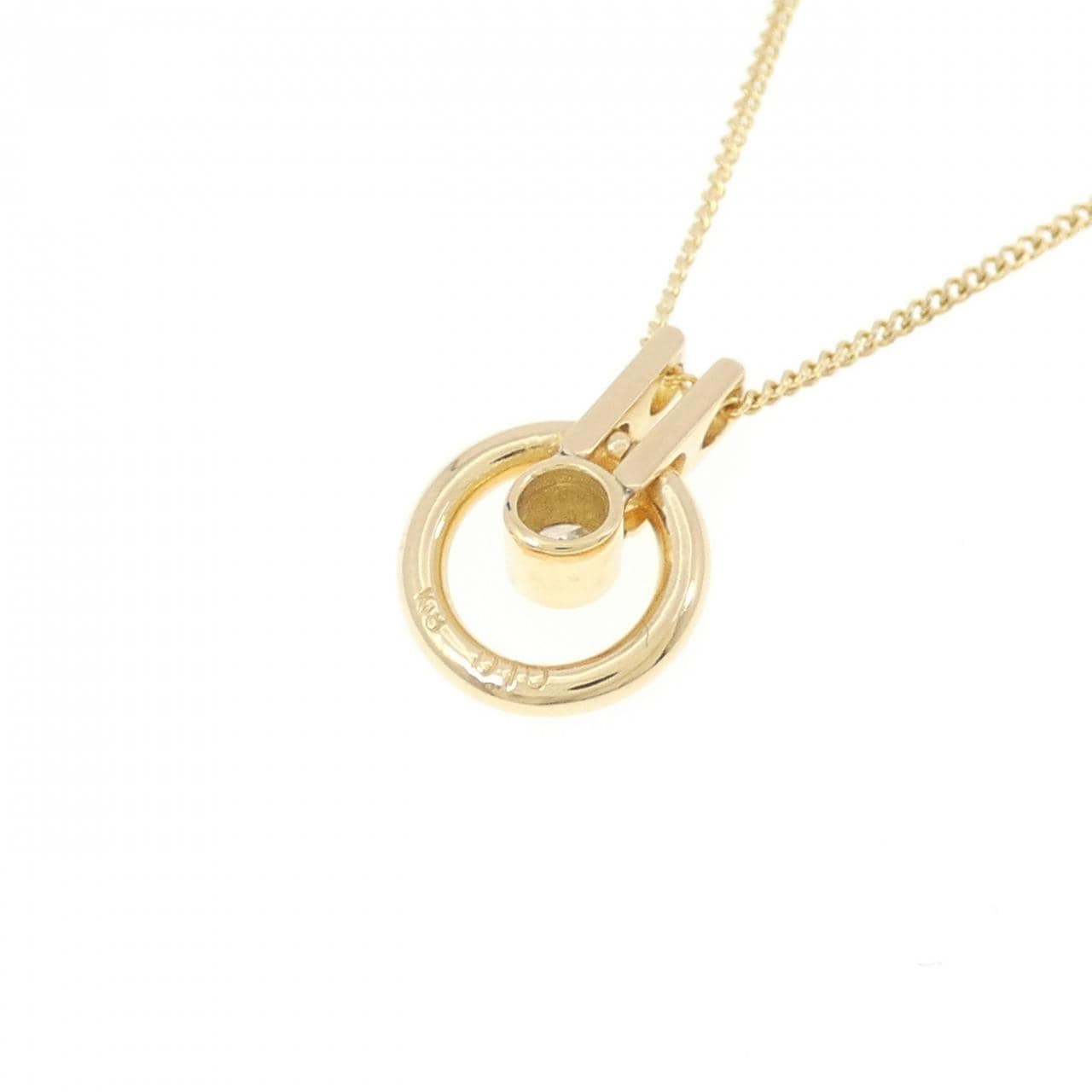 K18YG ダイヤモンド ネックレス 0.10CT