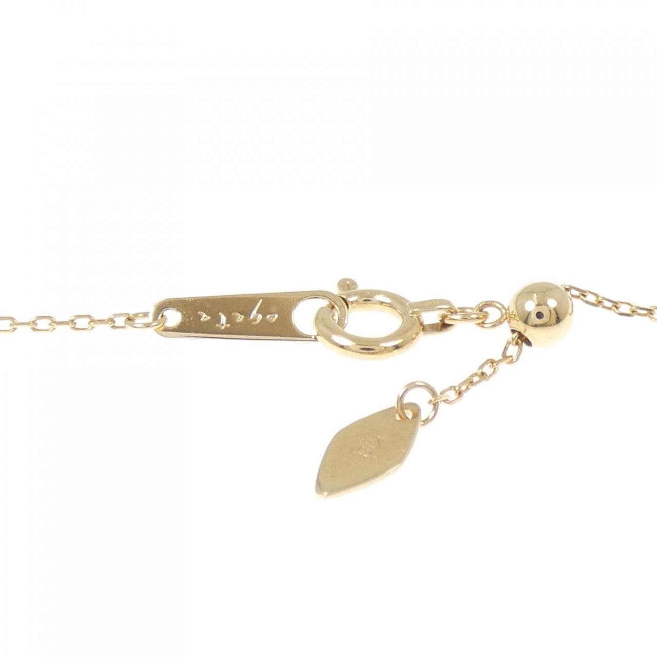 アガット ダイヤモンド ネックレス 0.1CT