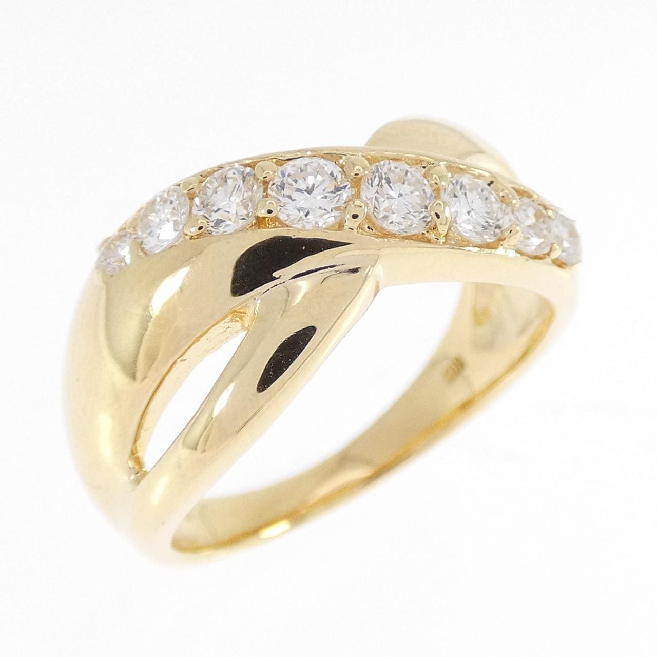 K18YG ダイヤモンド リング 0.41CT
