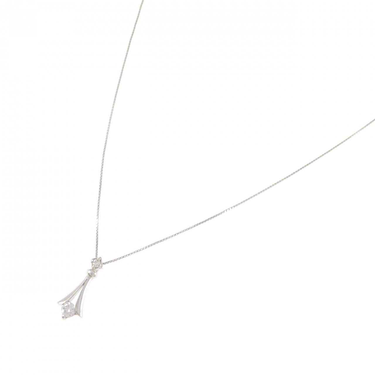 PT900/PT850 ダイヤモンド ネックレス 0.20CT