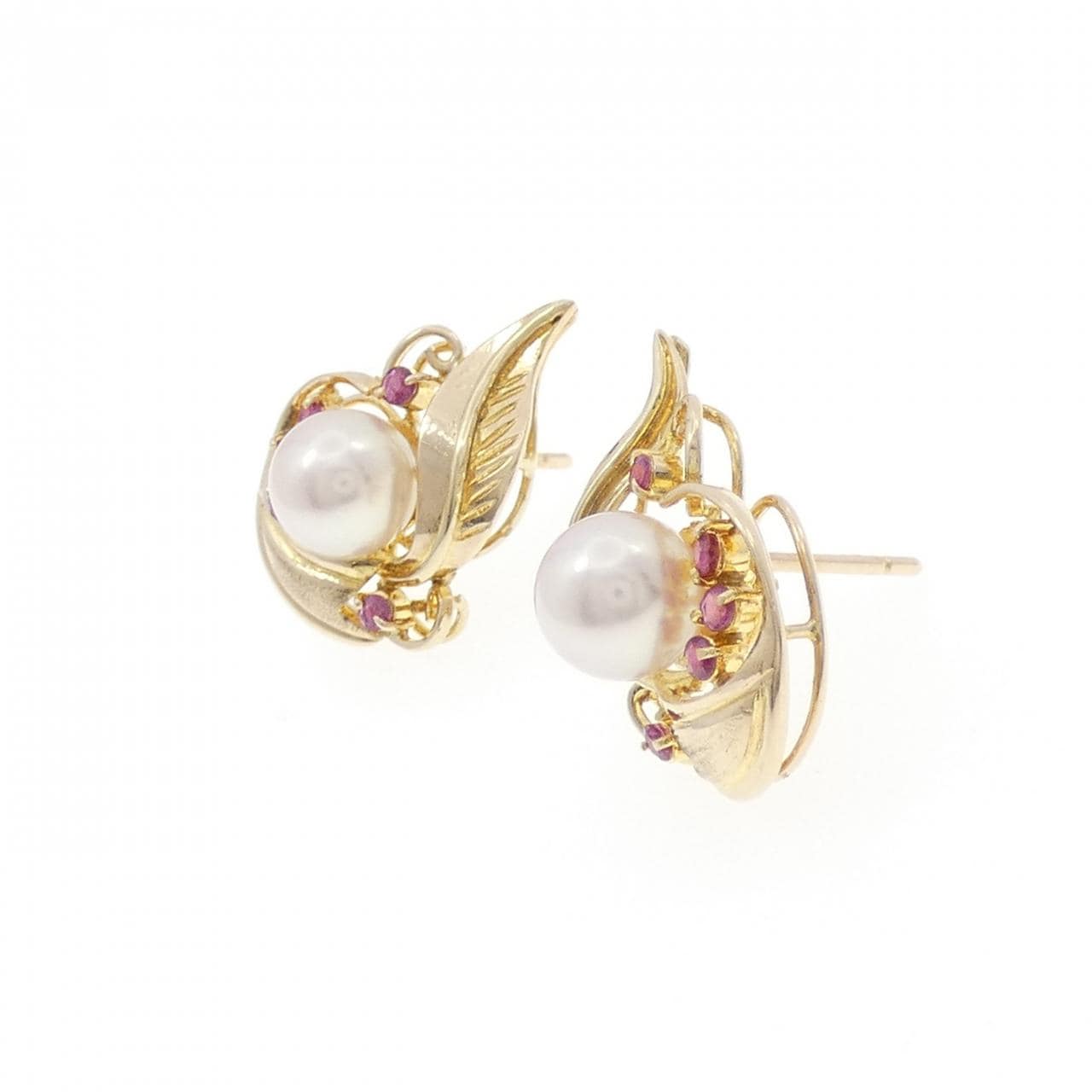 K10YG アコヤパール ピアス 7mm