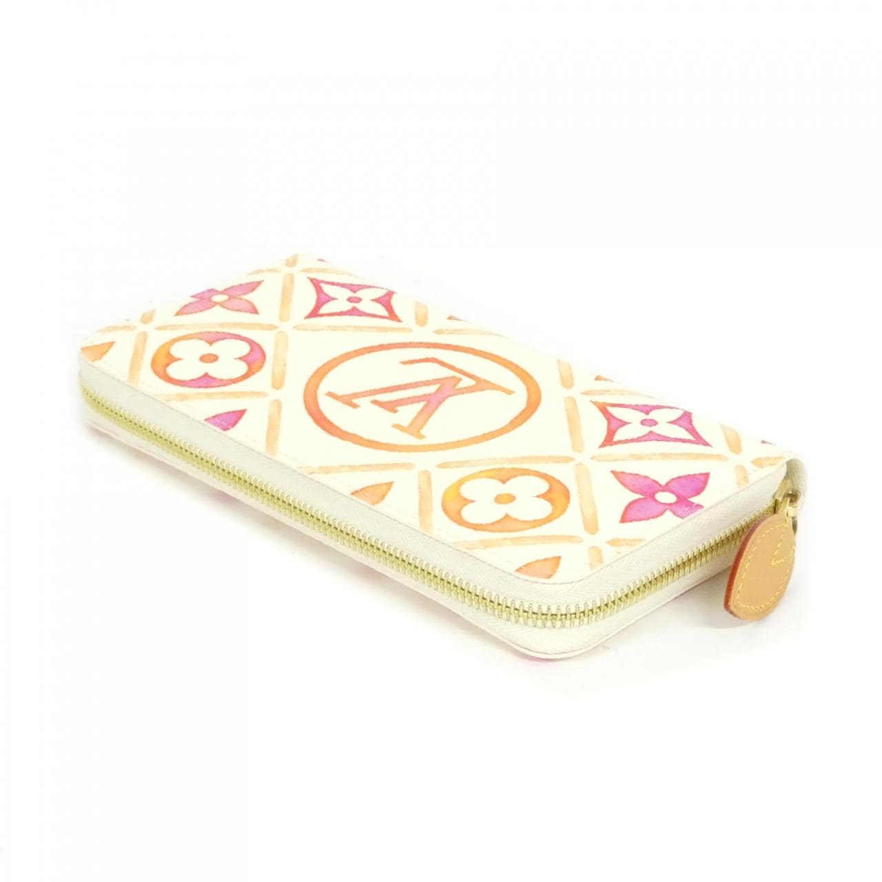 ルイヴィトン モノグラムタイル(LVバイザプール) ジッピー ウォレット M11455 財布