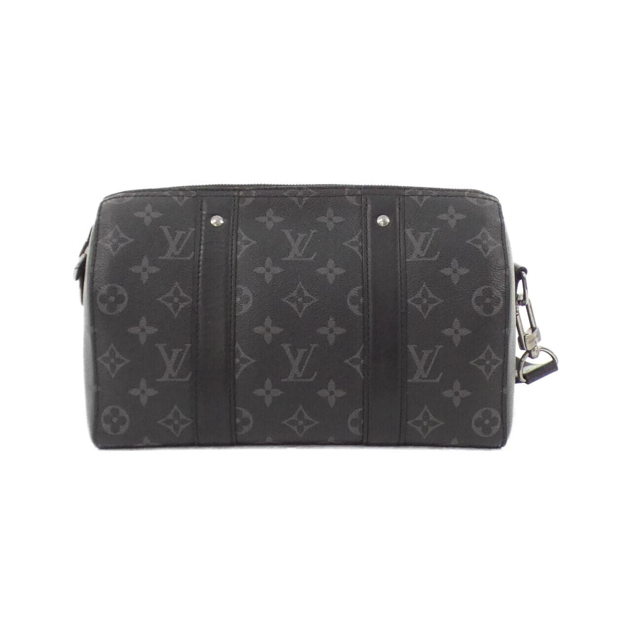 LOUIS VUITTON Monogram Eclipse Reverse City Keepall M45936 肩背包