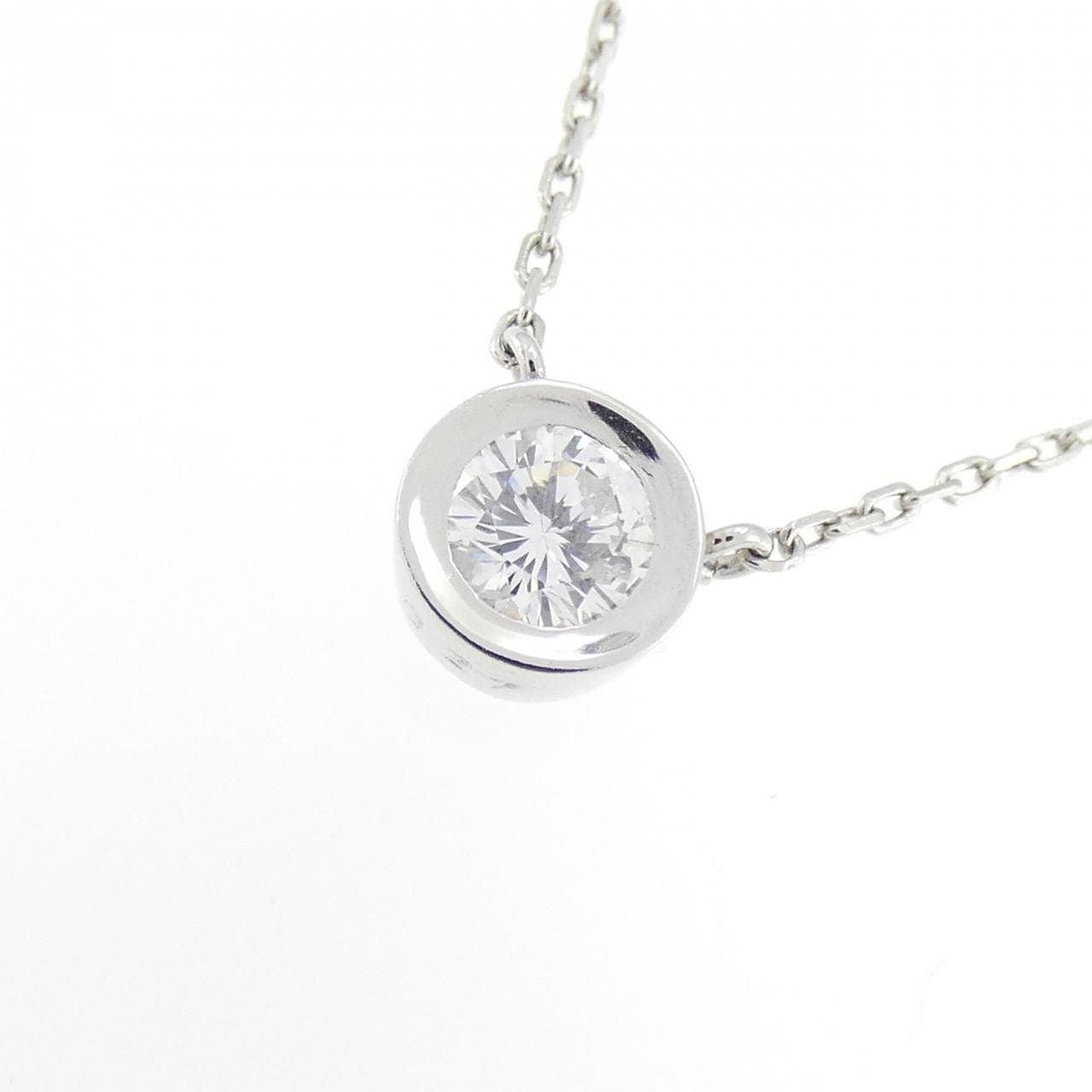 PT ソリティア ダイヤモンド ネックレス 0.27CT