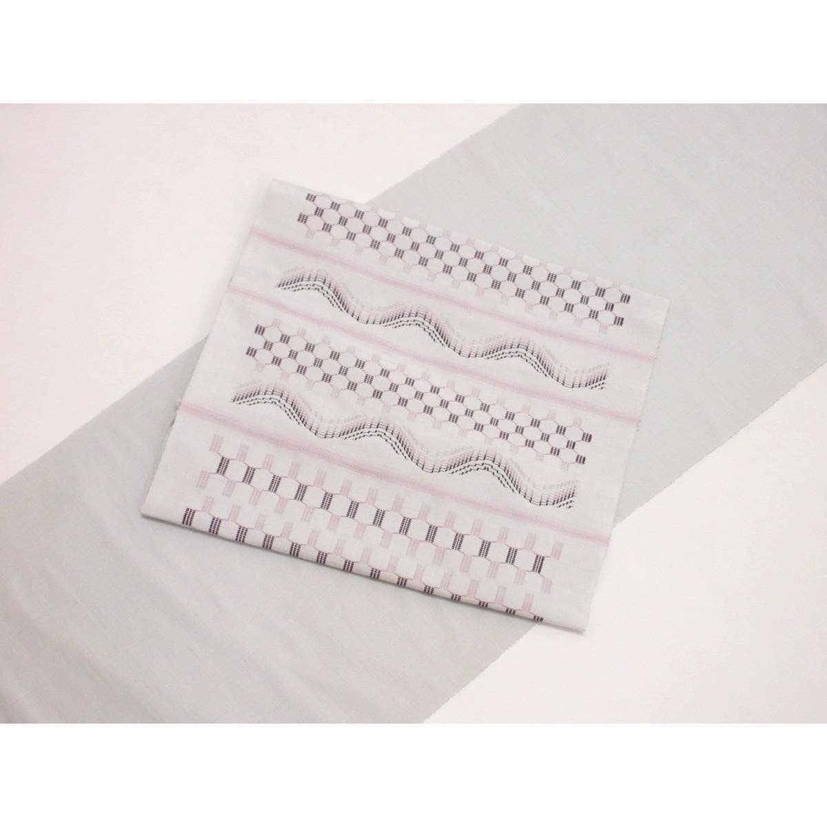 【未使用品】名古屋帯　南風原花織　未仕立品