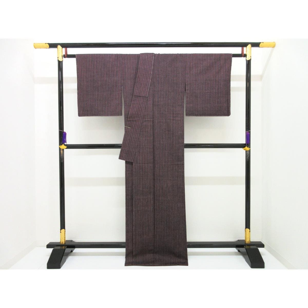 【未使用品】紬　【本場結城紬】　証紙付