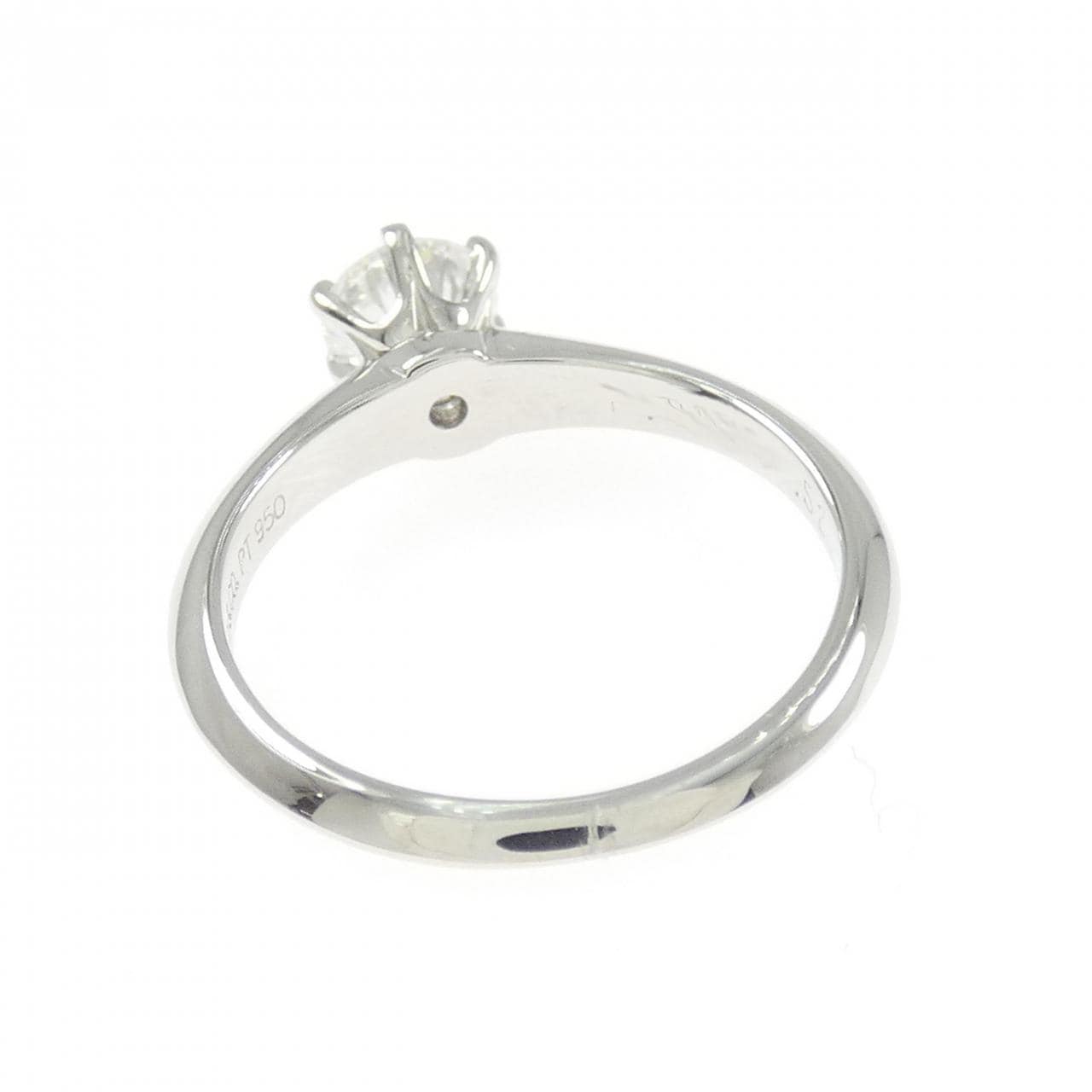 ティファニー クラシックソリティア リング 0.52CT E VVS2