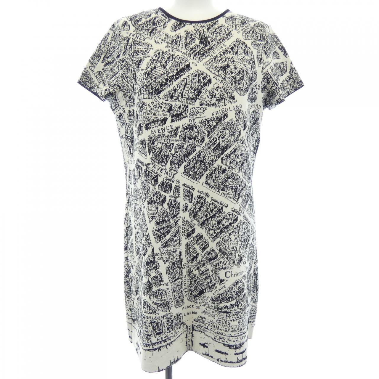 クリスチャンディオール CHRISTIAN DIOR PLAN DE PARIS テクニカル メッシュ 324R03AM505 ワンピース