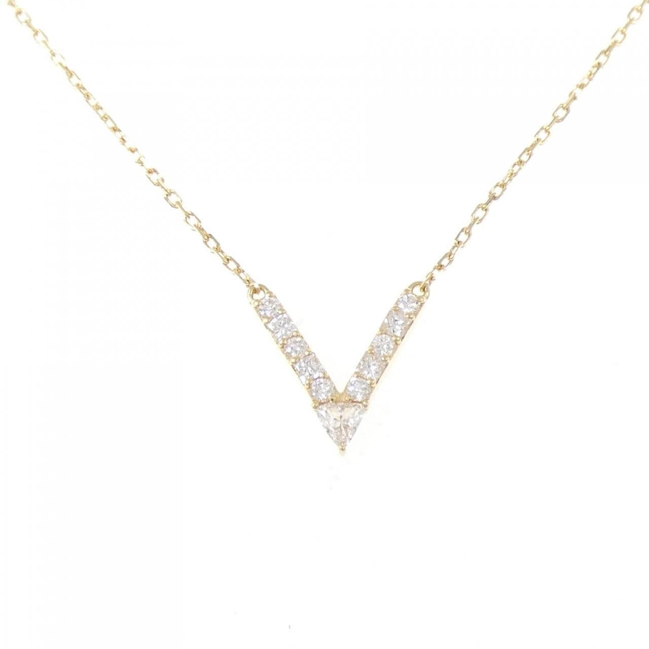 アーカー Vチェーン ネックレス 0.12CT