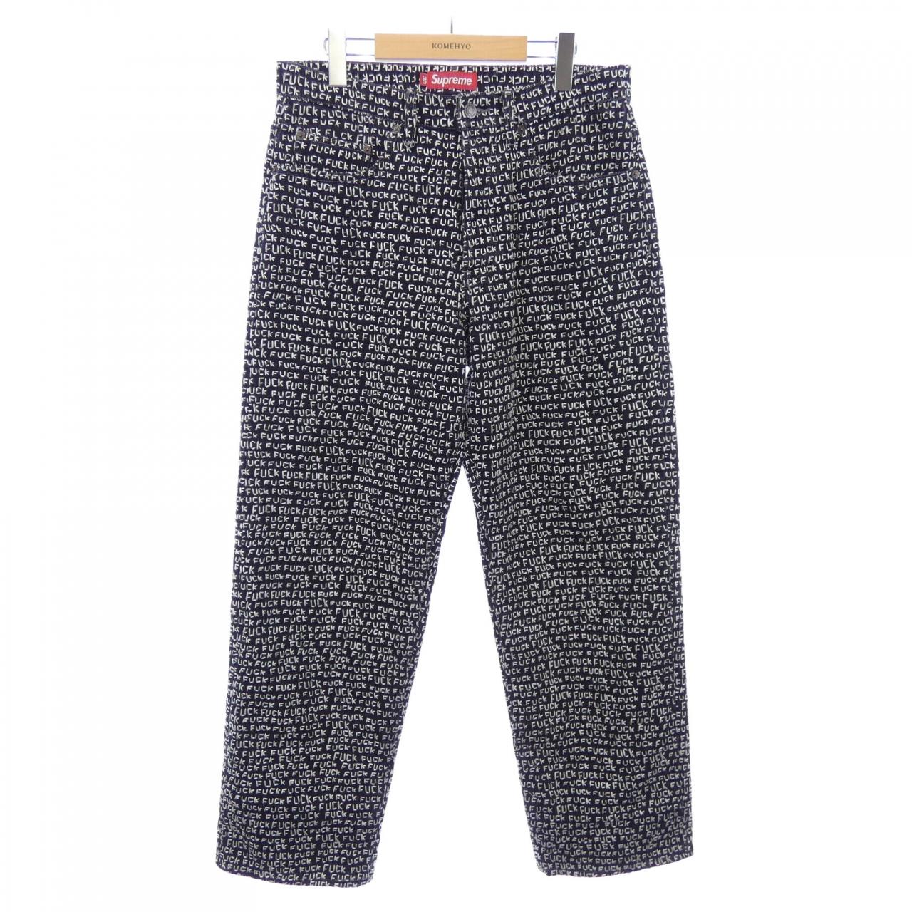 シュプリーム SUPREME Fuck Stitch Loose Fit Jea ジーンズ