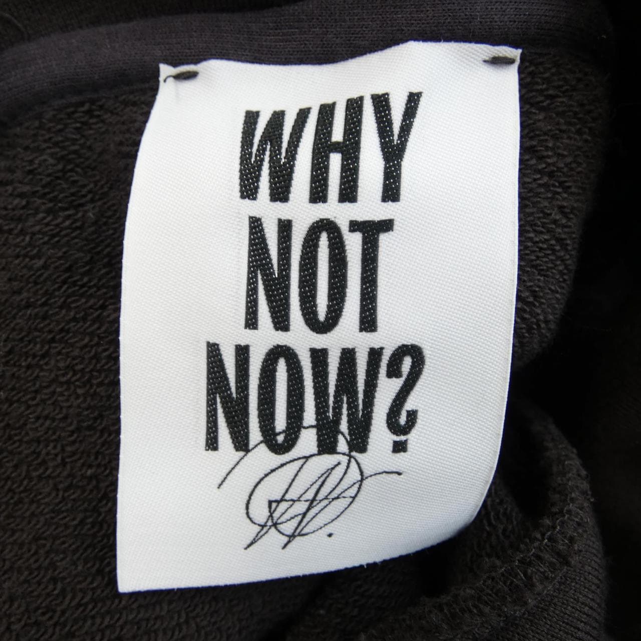WHYNOTNOW パーカー