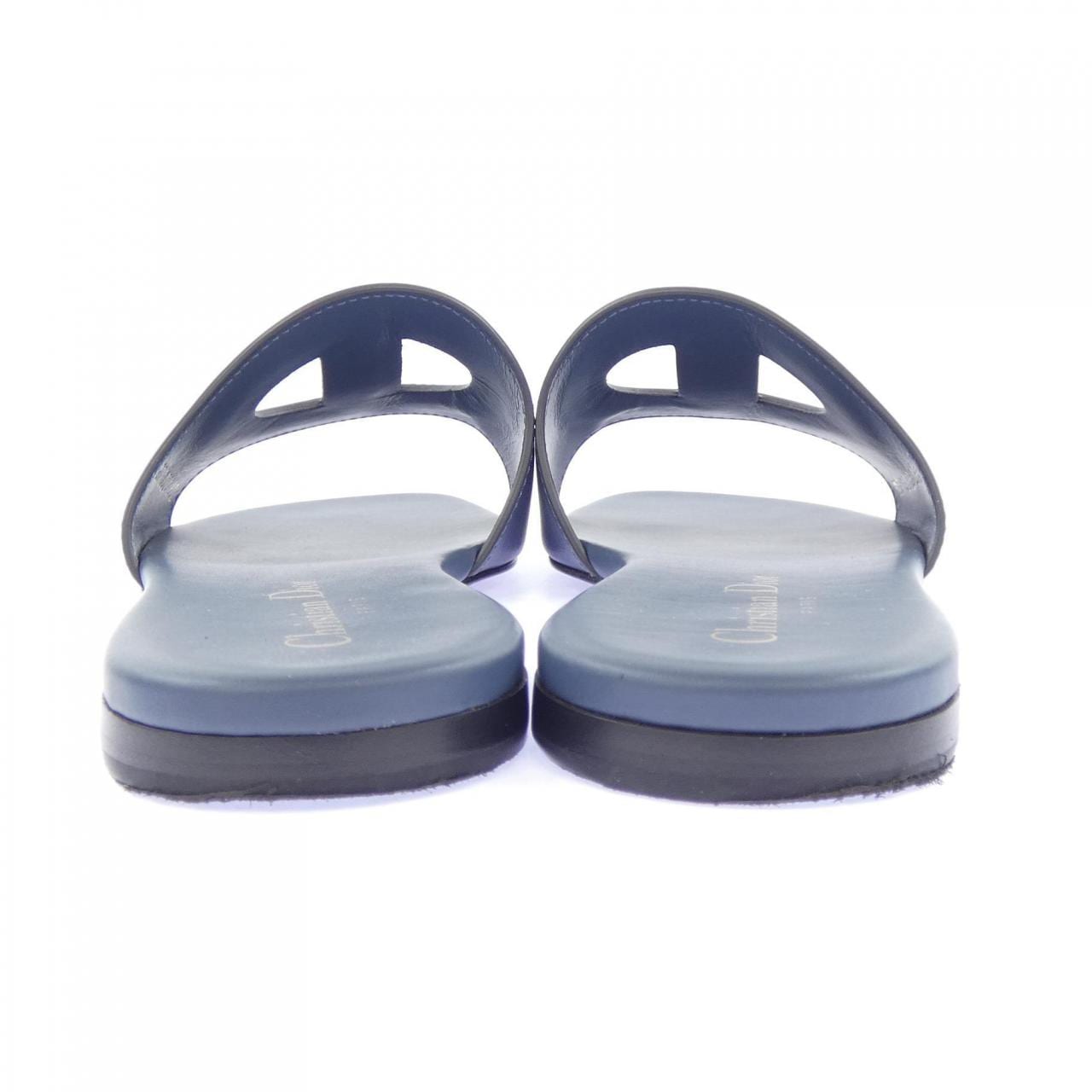 クリスチャンディオール CHRISTIAN DIOR カーフスキン D-CLUB スライド サンダル