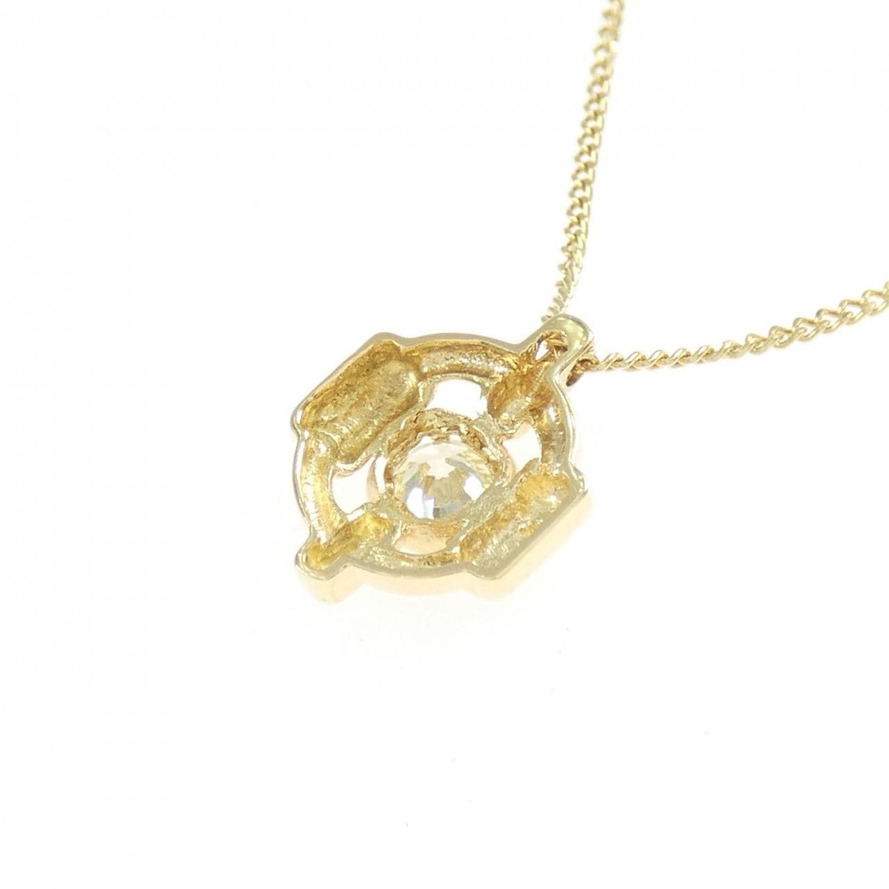 K18YG ダイヤモンド ネックレス 0.18CT