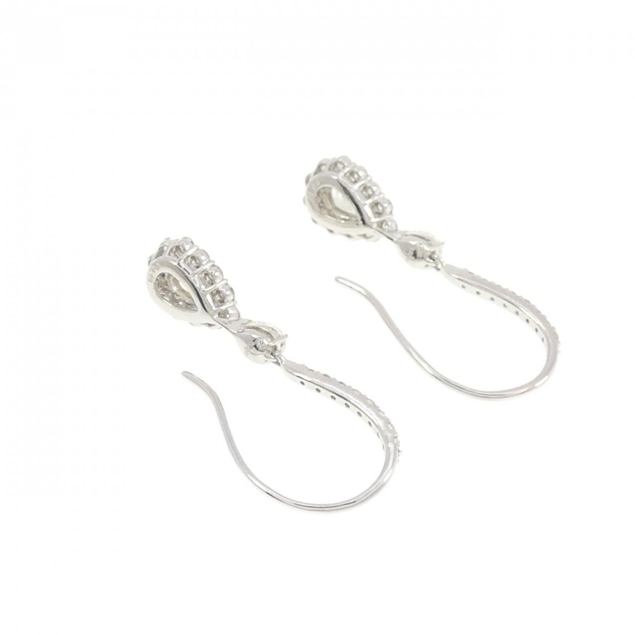 [BRAND NEW] PT950 Diamond Earrings 1.10CT