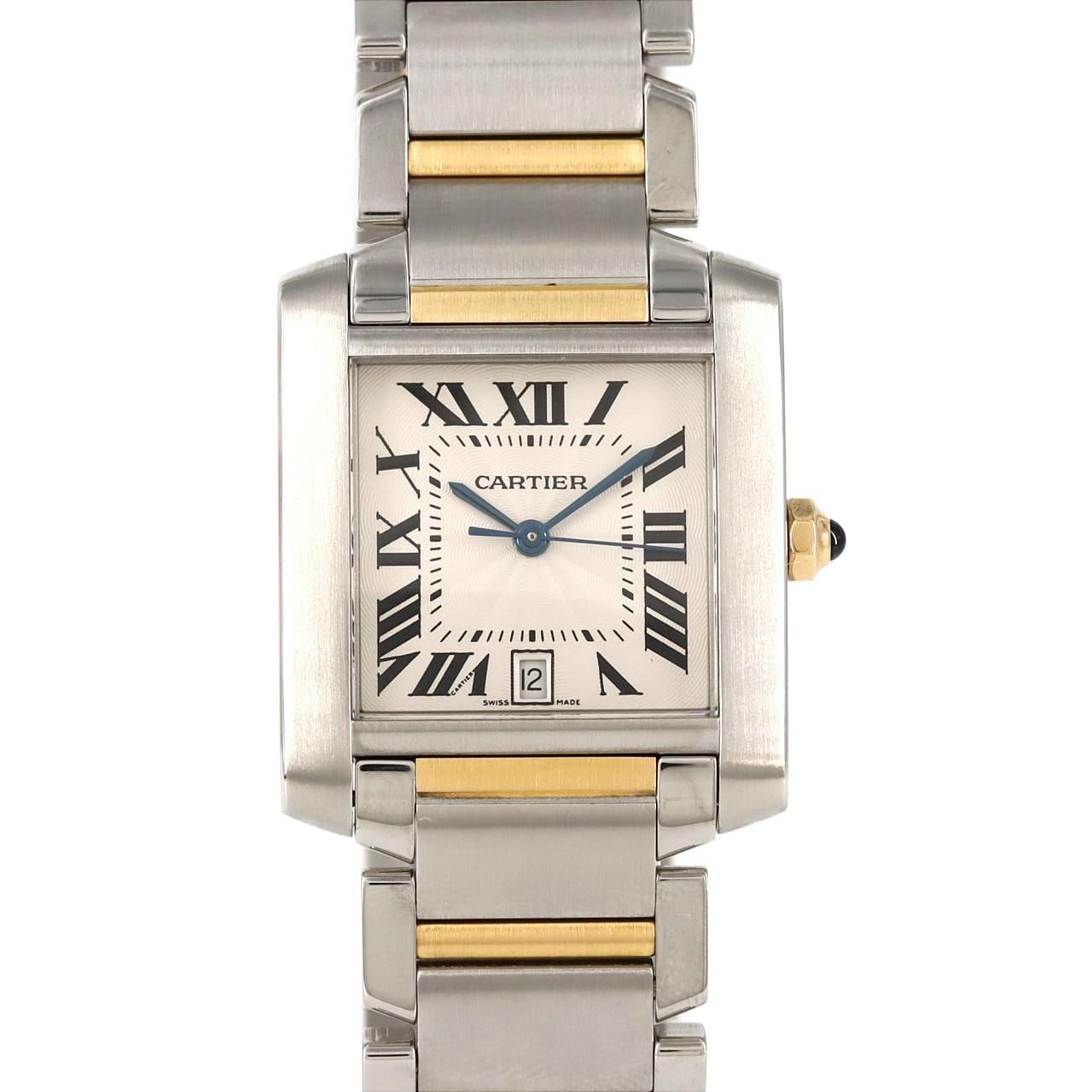 Cartier Tank Française LM Combi W51005Q4 SSxYG自動上弦