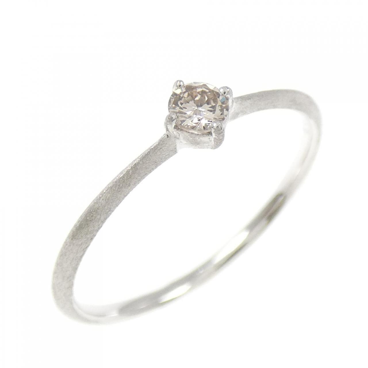 K18WG ダイヤモンド リング 0.09CT