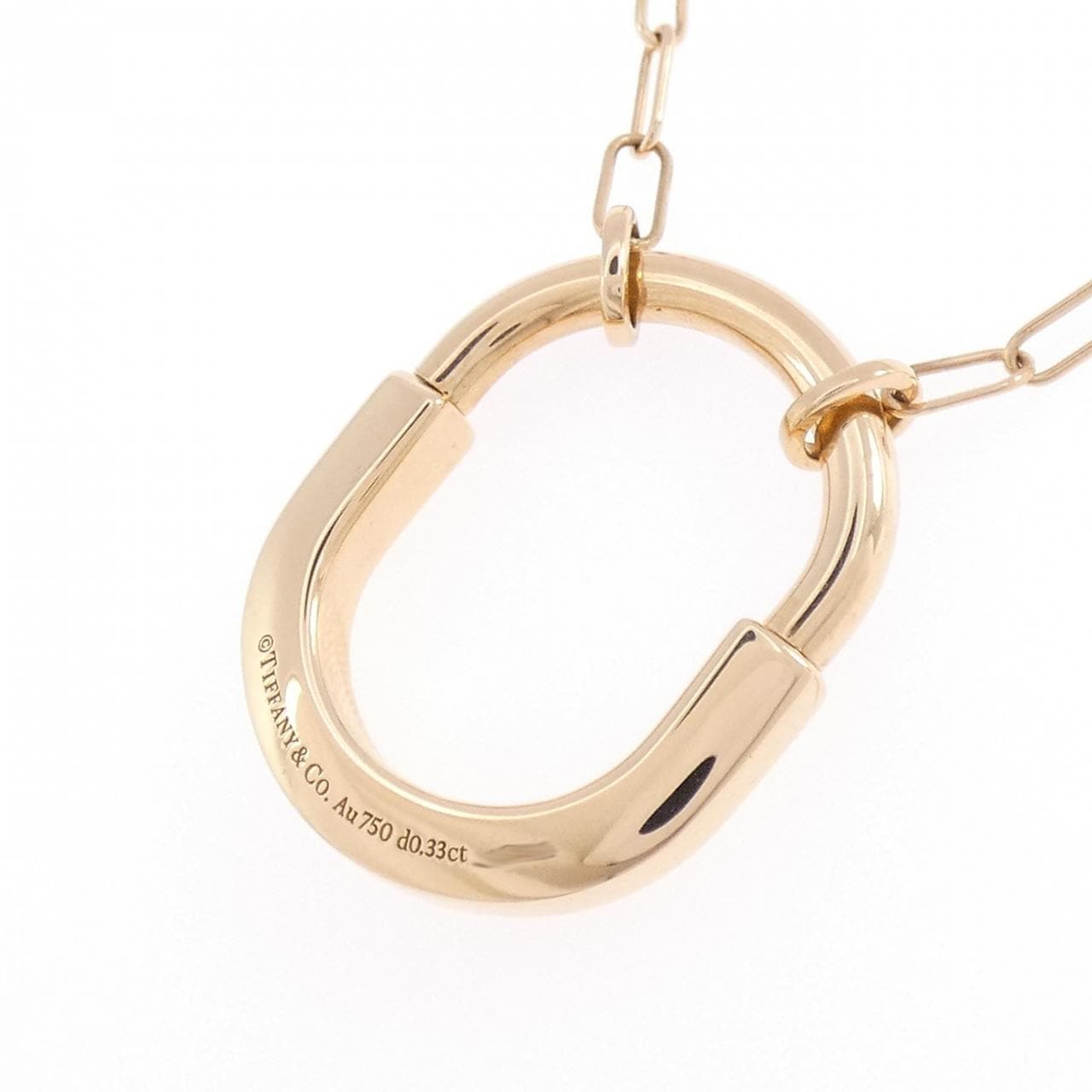 ティファニー ロック ネックレス 0.33CT