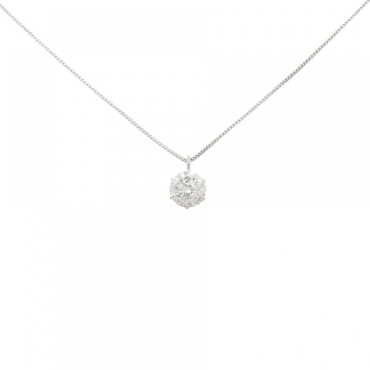 PT900/PT850 ソリティア ダイヤモンド ネックレス 0.383CT