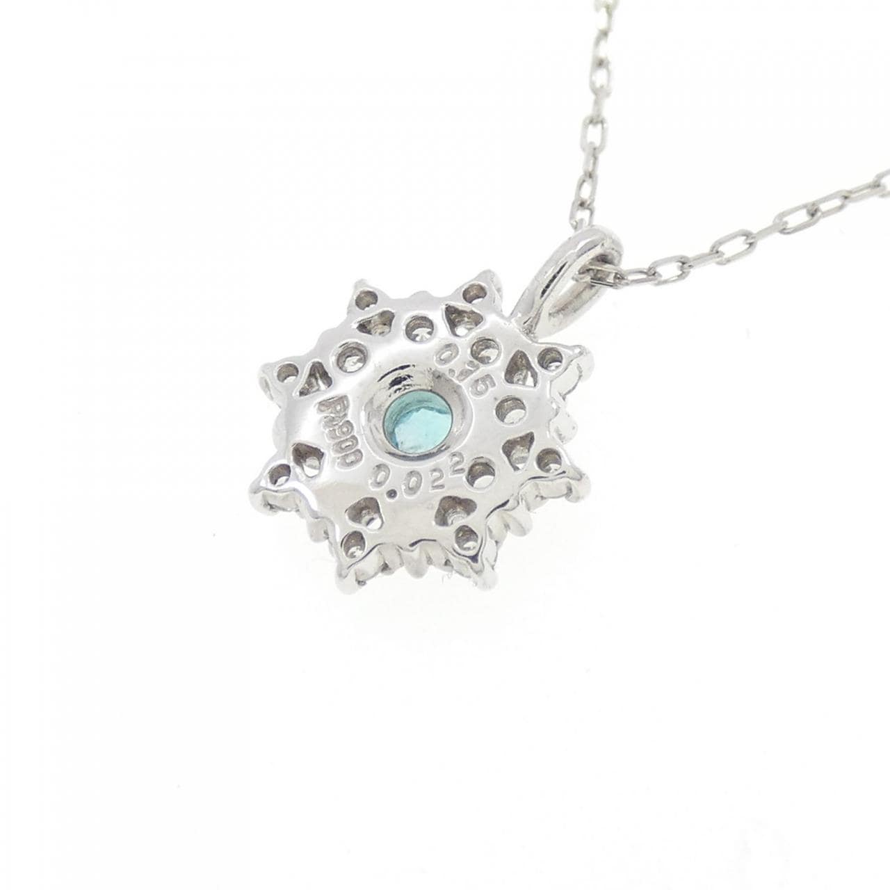 PT900/PT850 トルマリン ネックレス 0.022CT