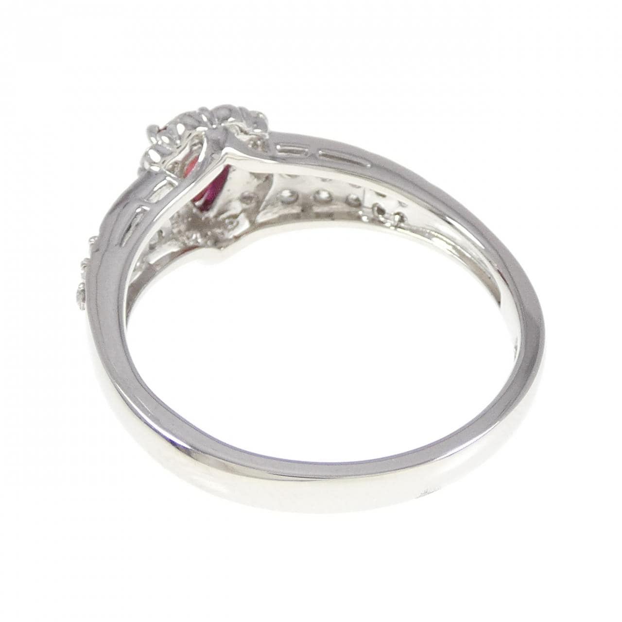 PT900 ルビー リング 0.66CT