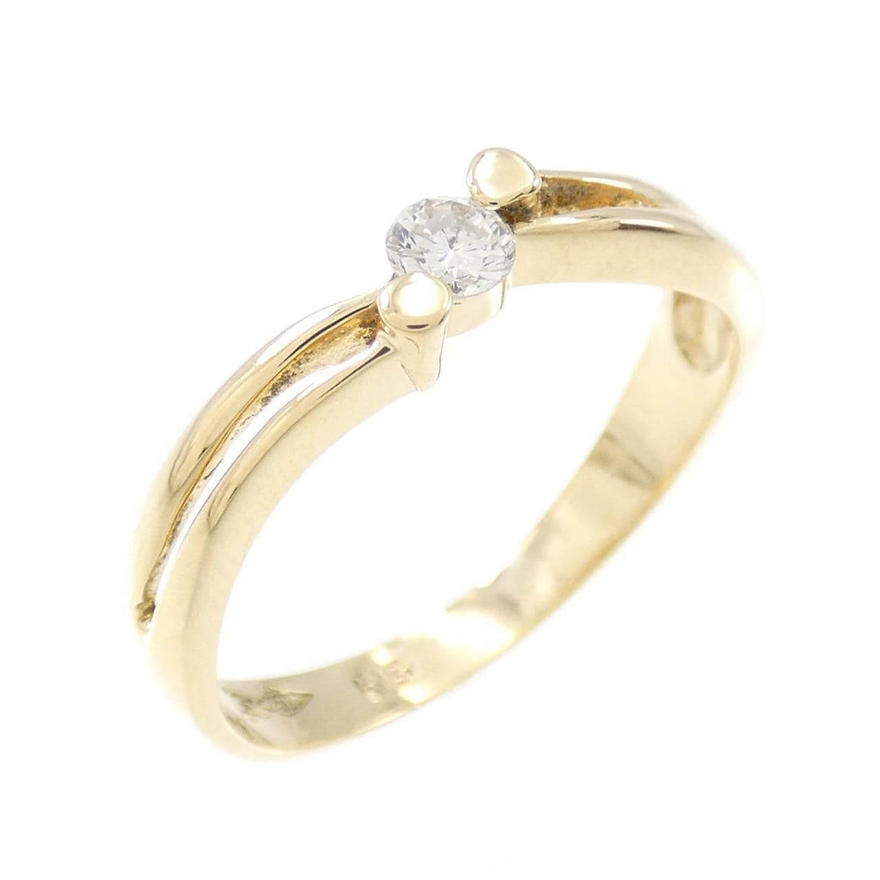 K18YG ダイヤモンド リング 0.10CT