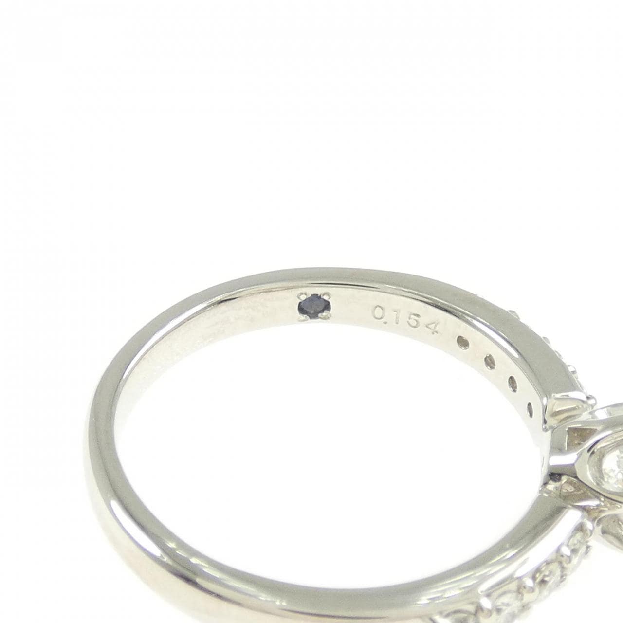 PT950 ダイヤモンド リング 0.408CT E SI2 VG