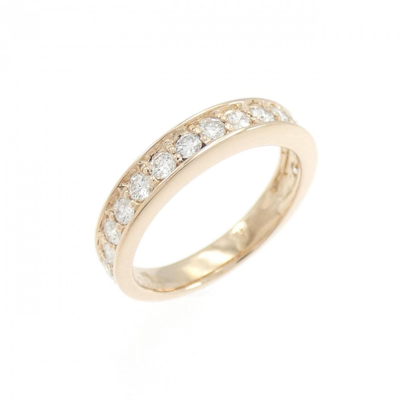 K18PG ダイヤモンド ピンキーリング 0.30CT