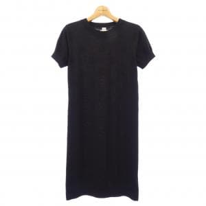 HERMES エルメス ワンピース 白xグレーx黒(総柄) 4103523O0153 ブラック（黒）系 HERMES(エルメス) ワンピース・オールインワン