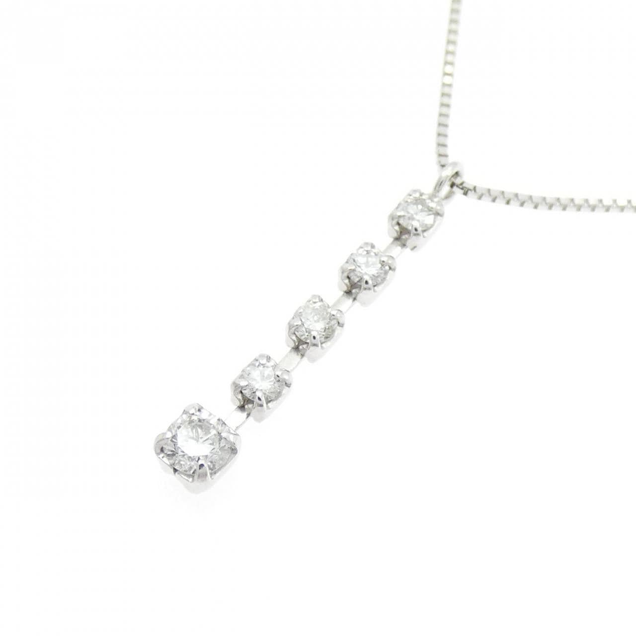 PT850 ダイヤモンド ネックレス 0.15CT