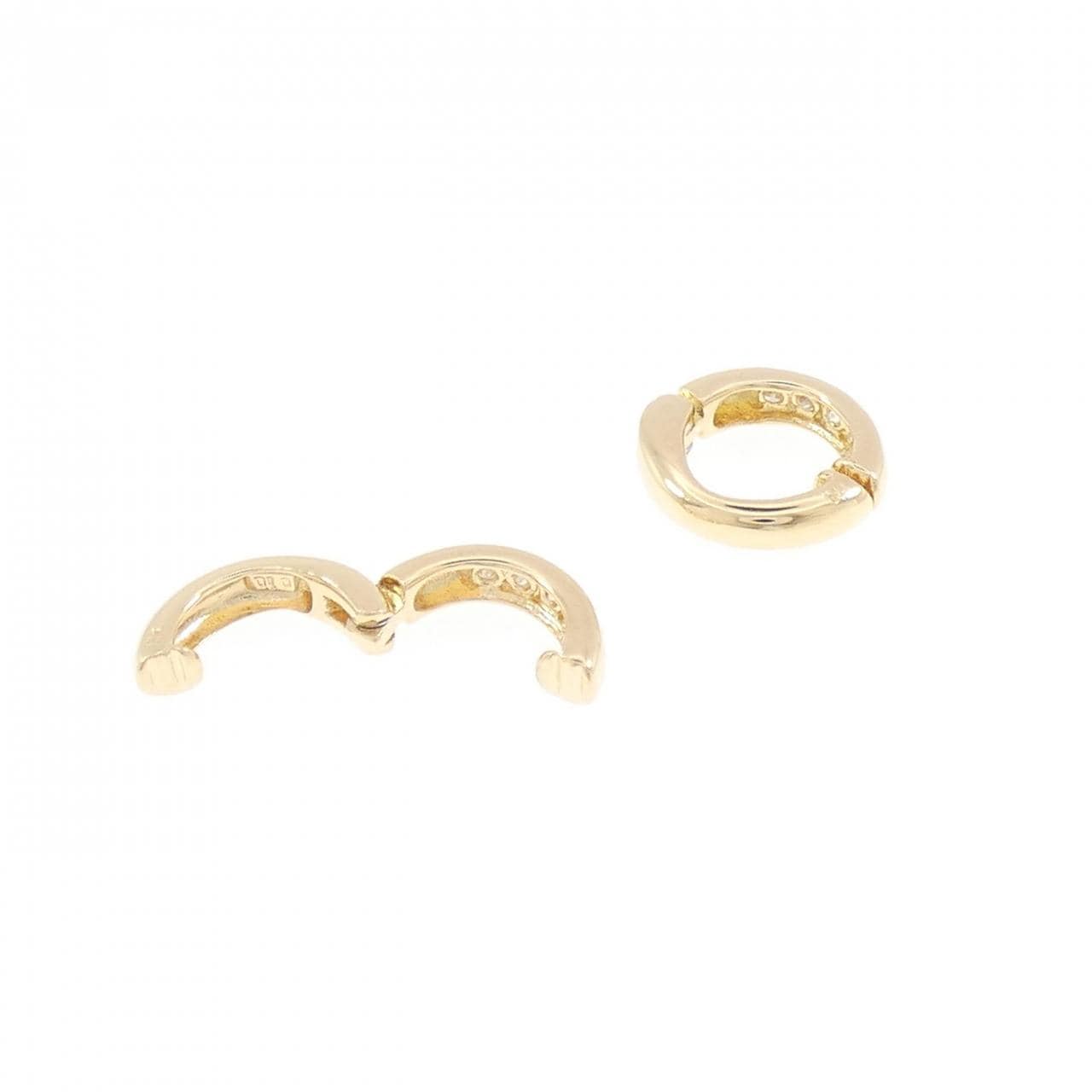 K18YG ダイヤモンド イヤリング 0.20CT