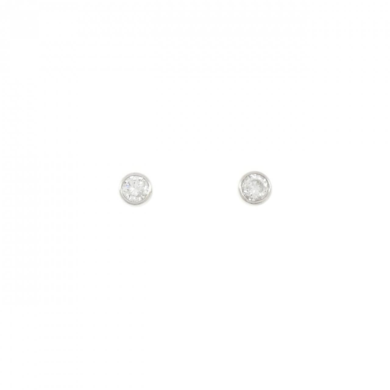 PT900 ダイヤモンド ピアス 0.30CT