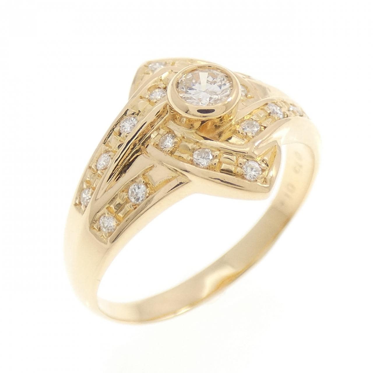 K18YG ダイヤモンド リング 0.15CT