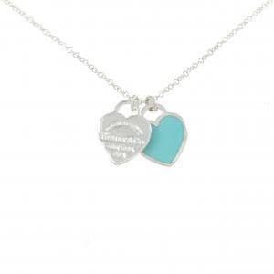 TIFFANY Return to TIFFANY Mini Double Heart Tag Necklace