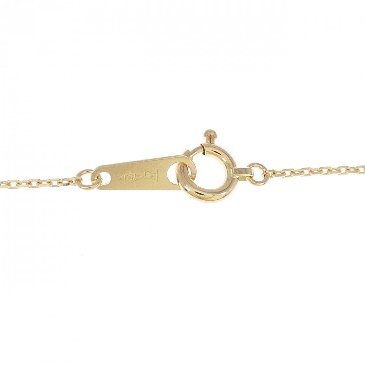 K18YG ダイヤモンド ネックレス 0.06CT