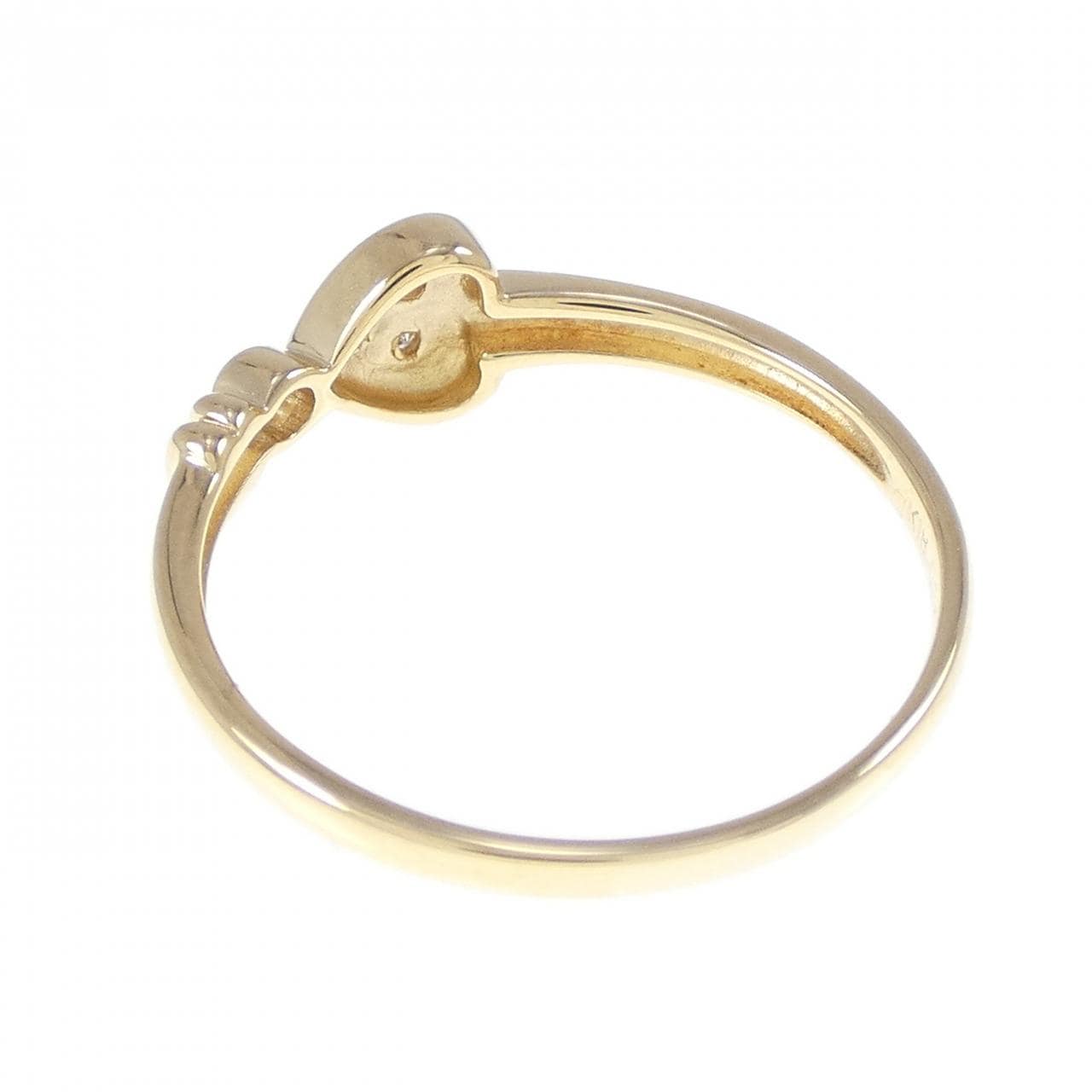 K18YG ハート ダイヤモンド リング 0.05CT