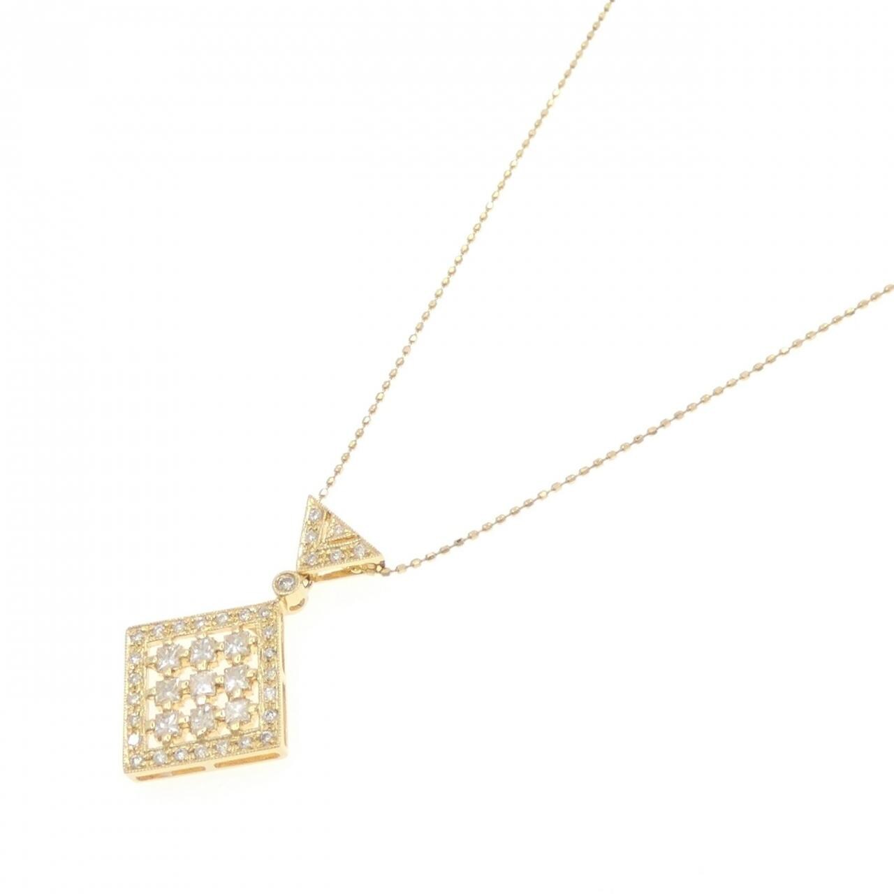 K18YG ダイヤモンド ネックレス 0.65CT