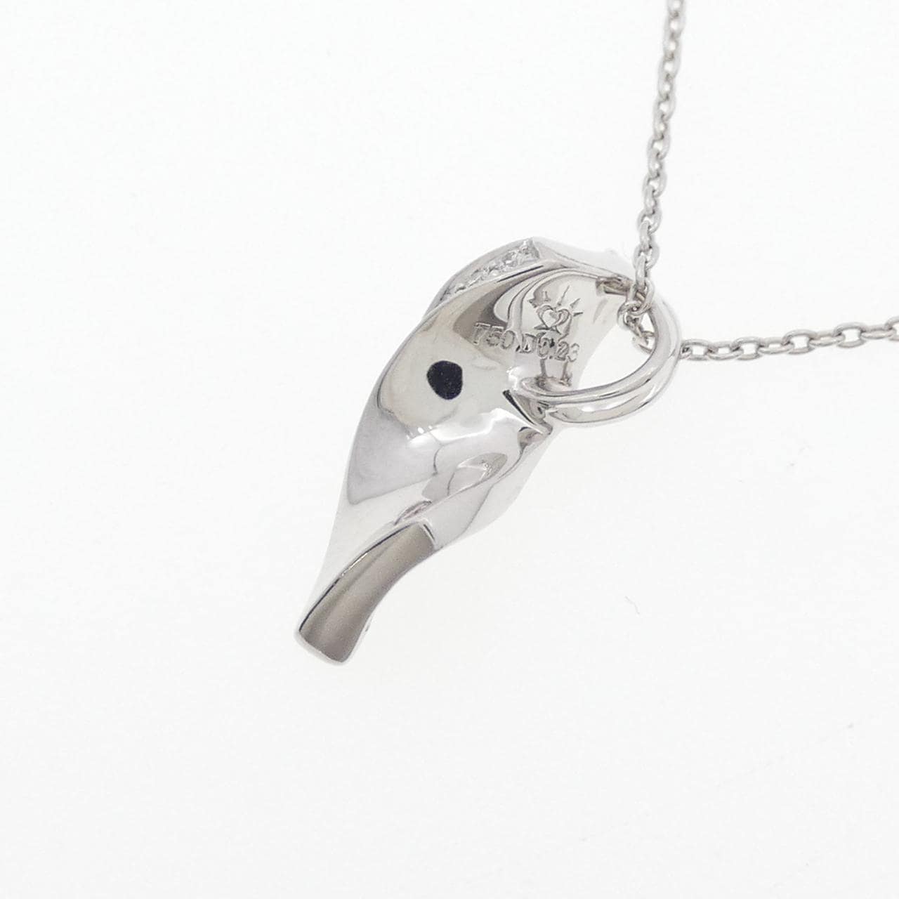 750WG/K18WG ダイヤモンド ネックレス 0.23CT