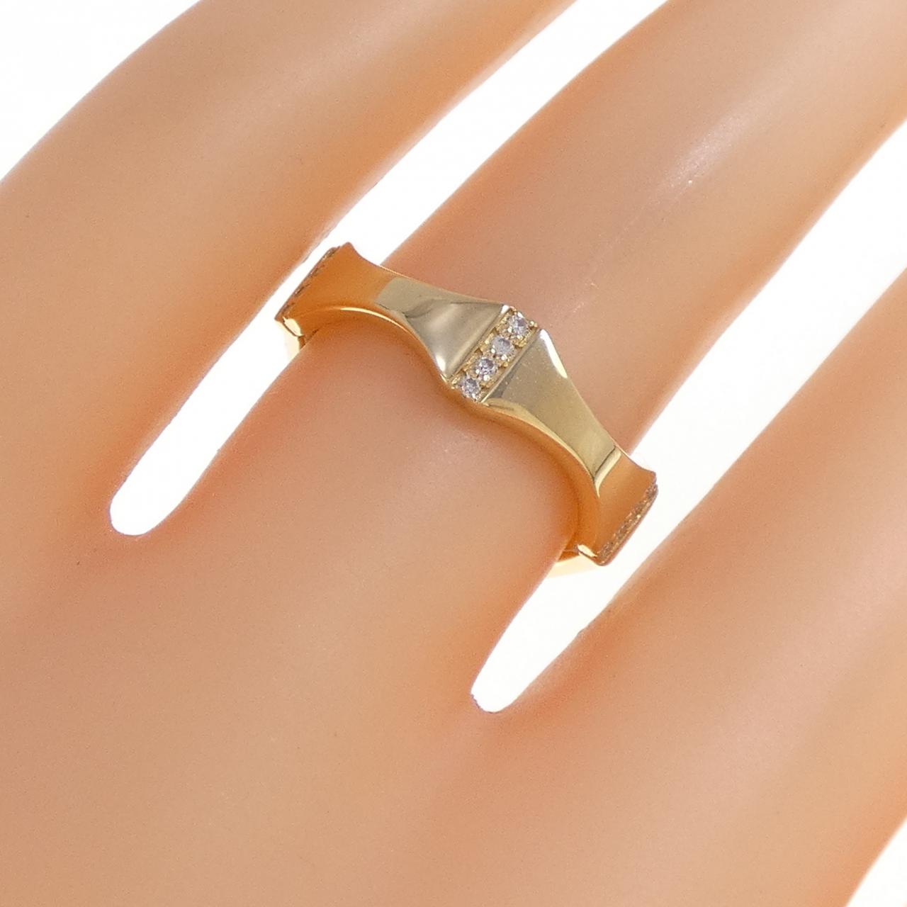 K18YG ダイヤモンド リング 0.05CT