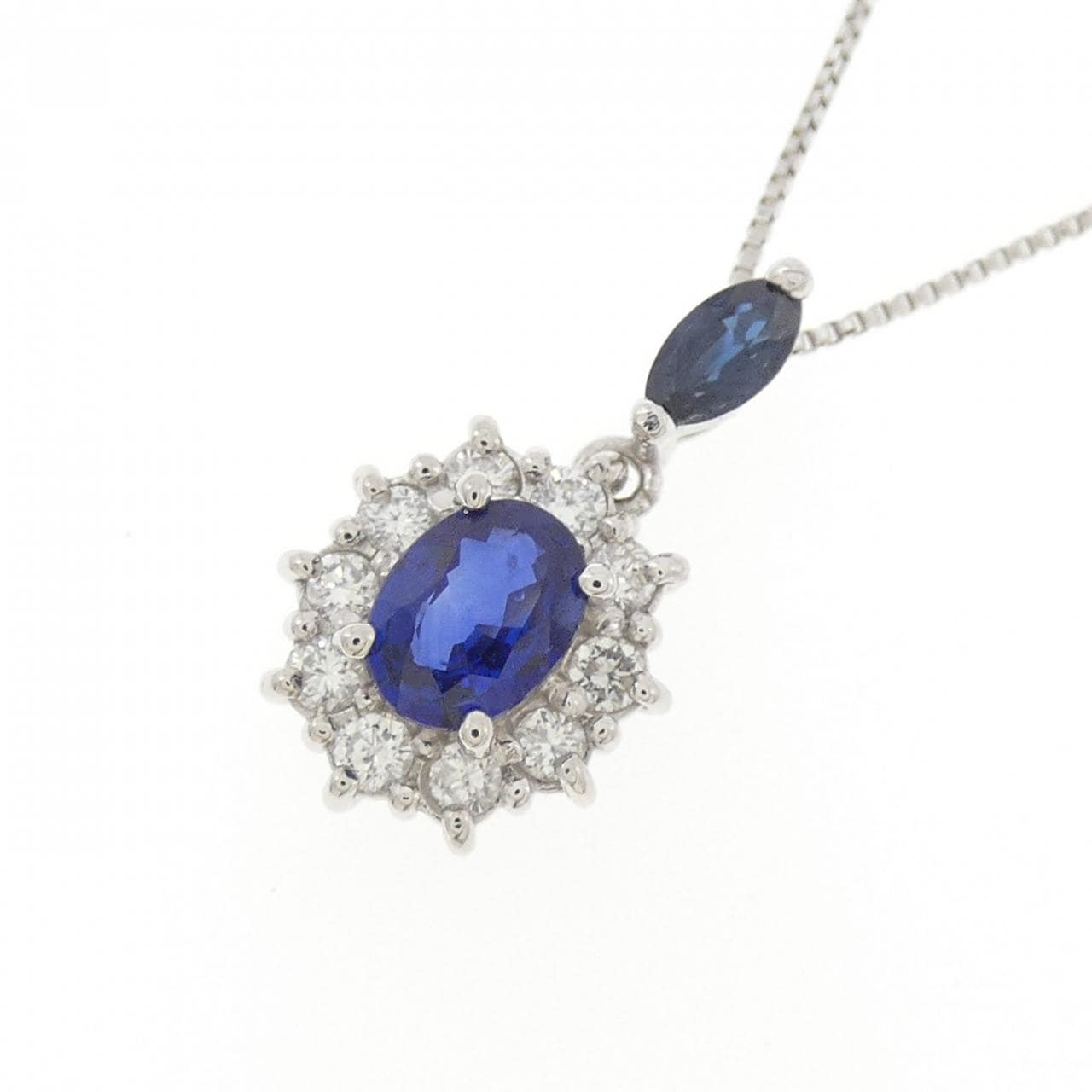 PT900/PT850 サファイヤ ネックレス 0.63CT