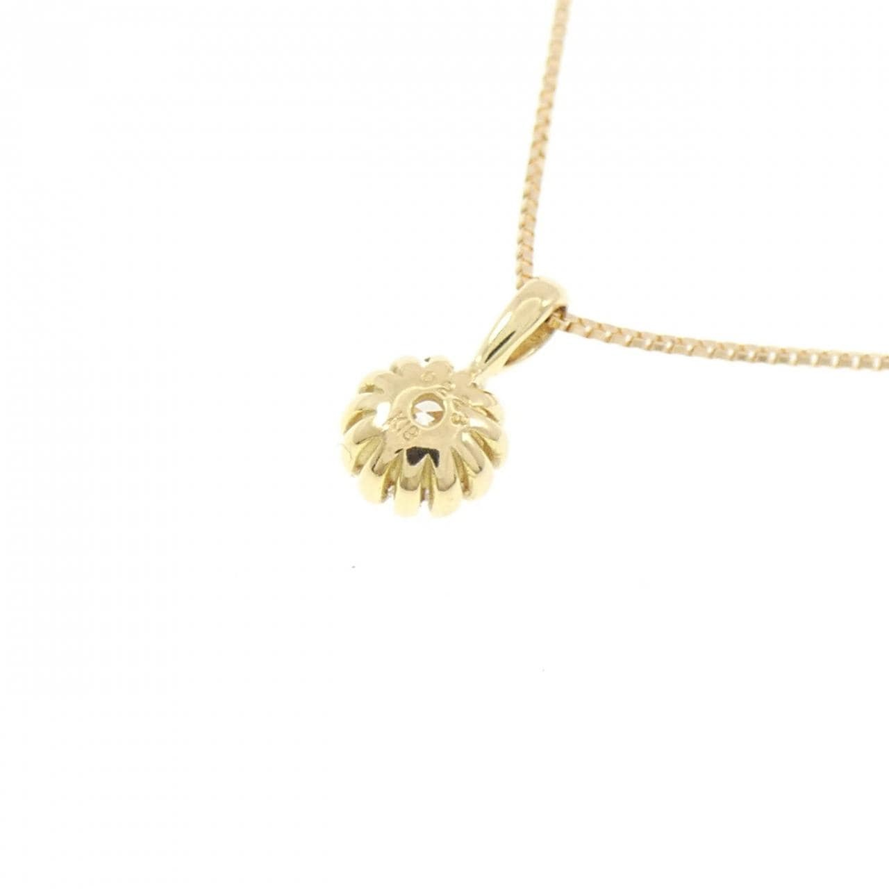 K18YG ダイヤモンド ネックレス 0.223CT