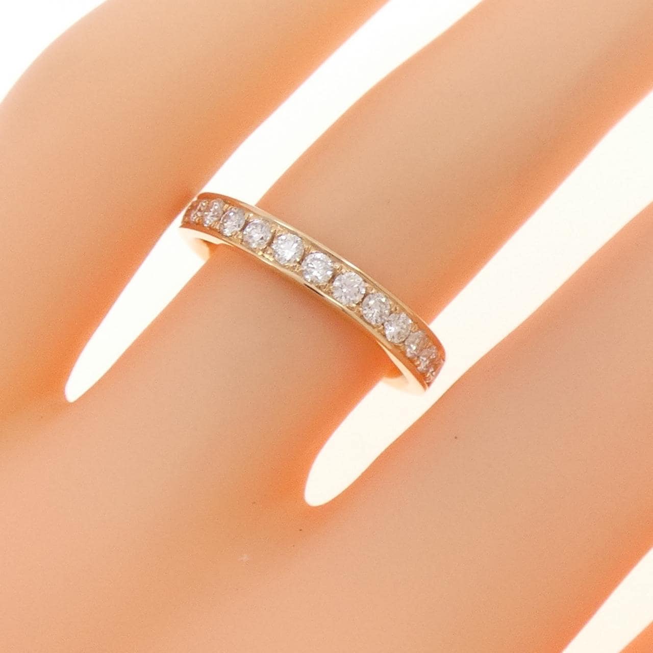 K18PG ダイヤモンド リング 0.42CT