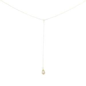 K10YG ダイヤモンド ネックレス 0.01CT