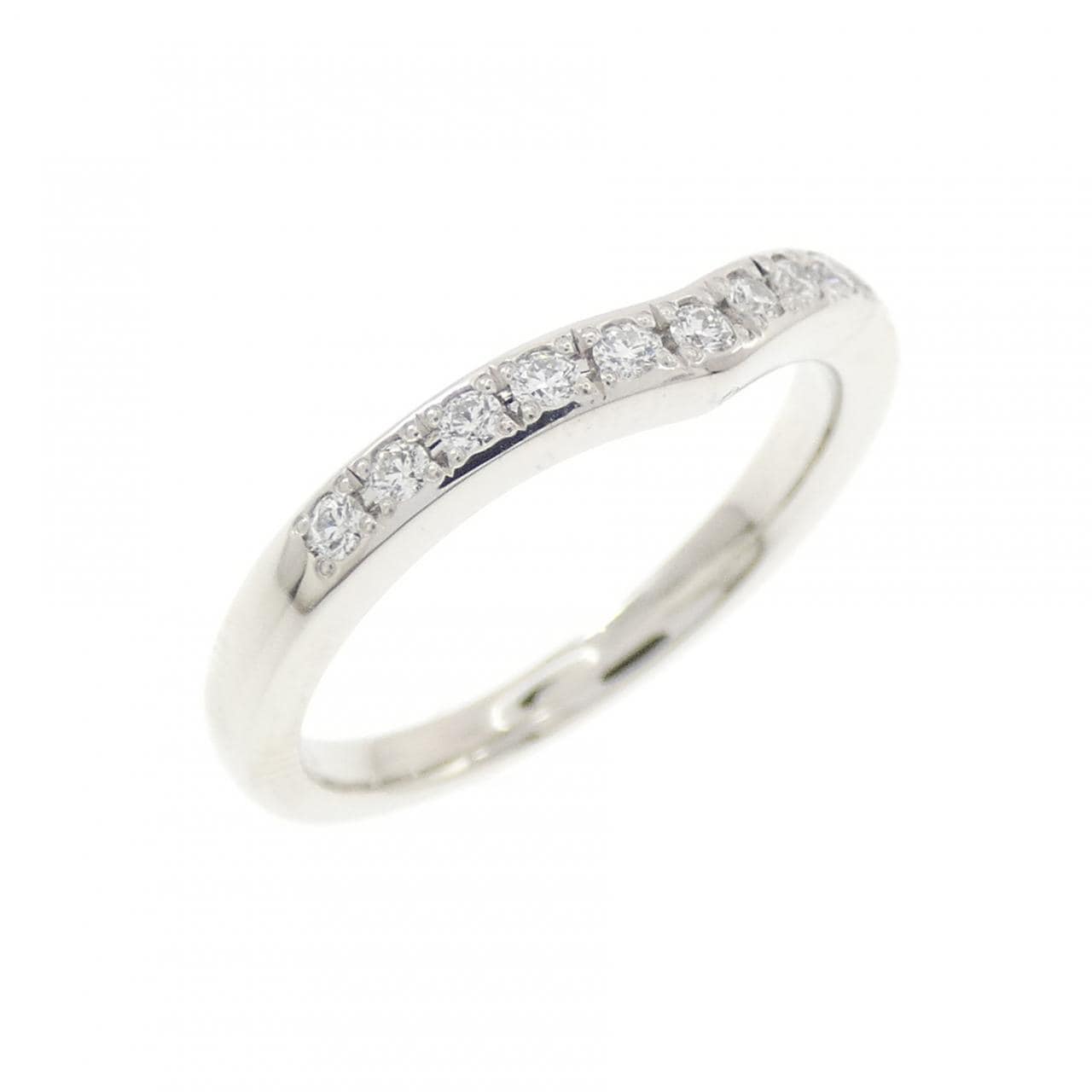 PT950 ダイヤモンド リング 0.113CT