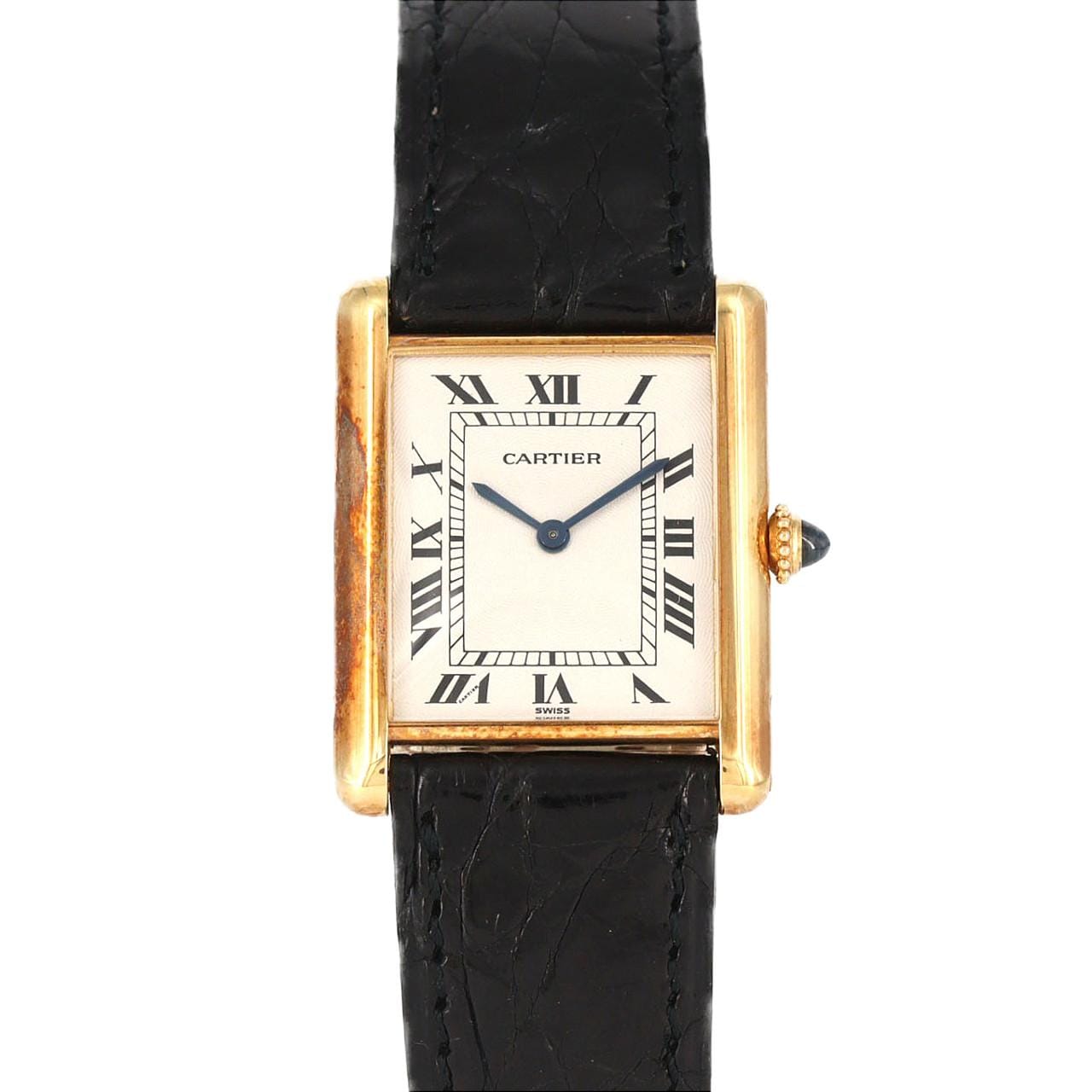 【ノーメンテナンス還元価格】カルティエ タンクLC LM YG W1504853 YG 手巻