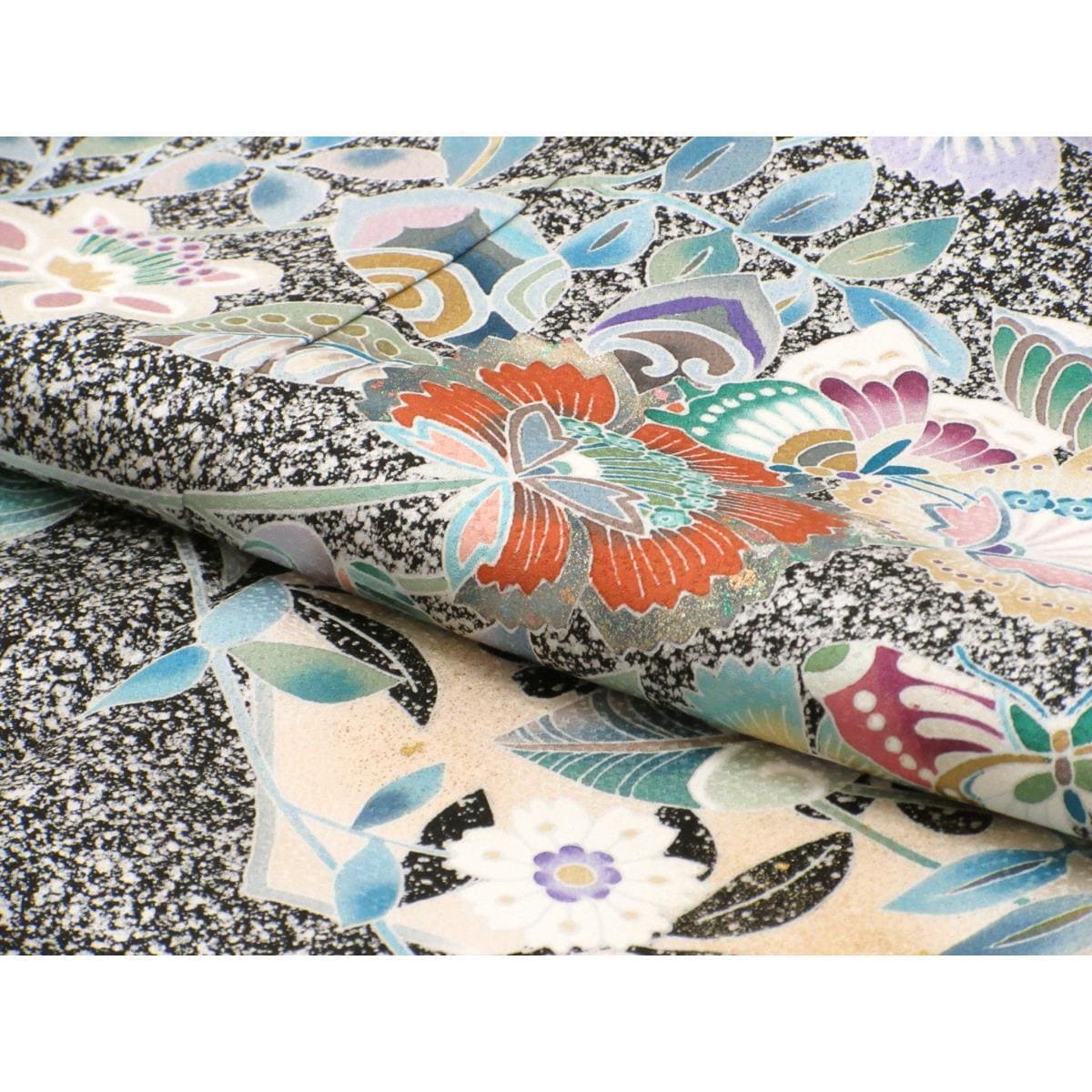 【未使用品】訪問着　友禅金彩加工